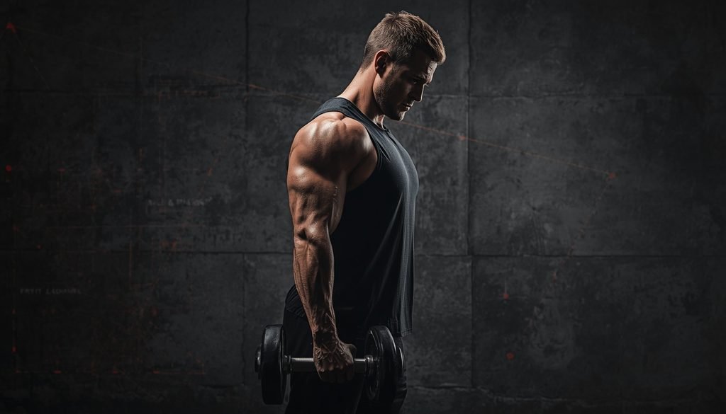 Man over 40 performing resistance training during weight loss